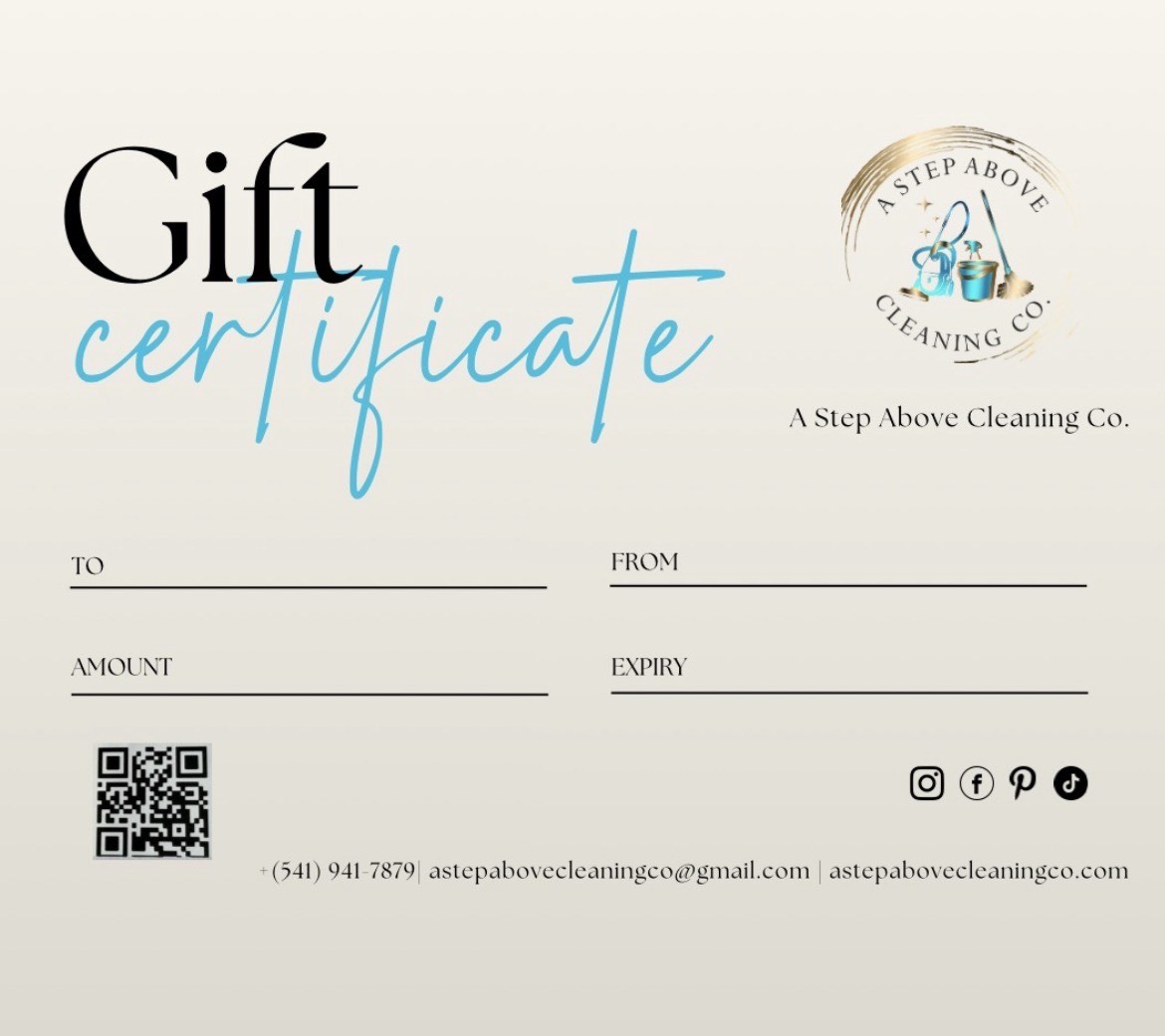gift certificate